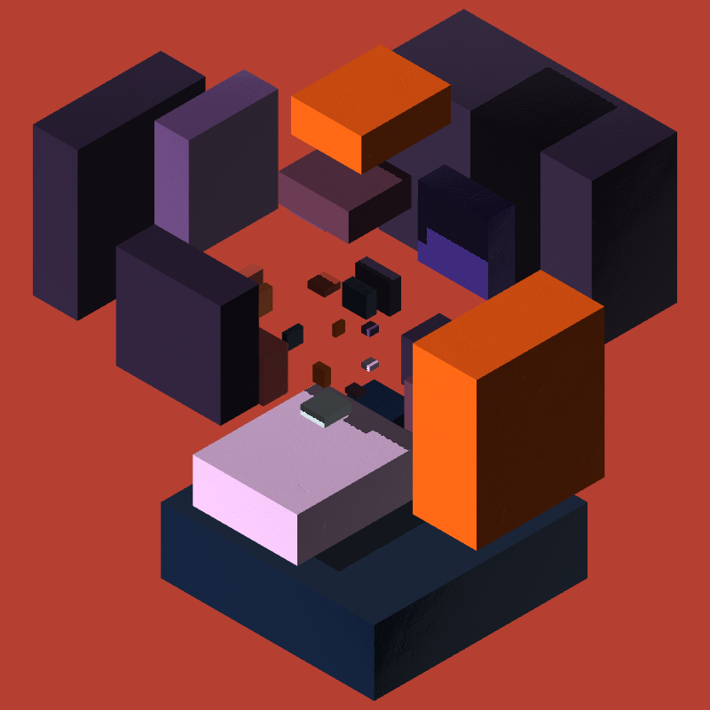Self-assembly #91 static NFT preview