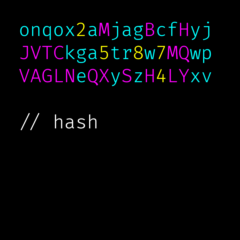 hash #36 static token preview