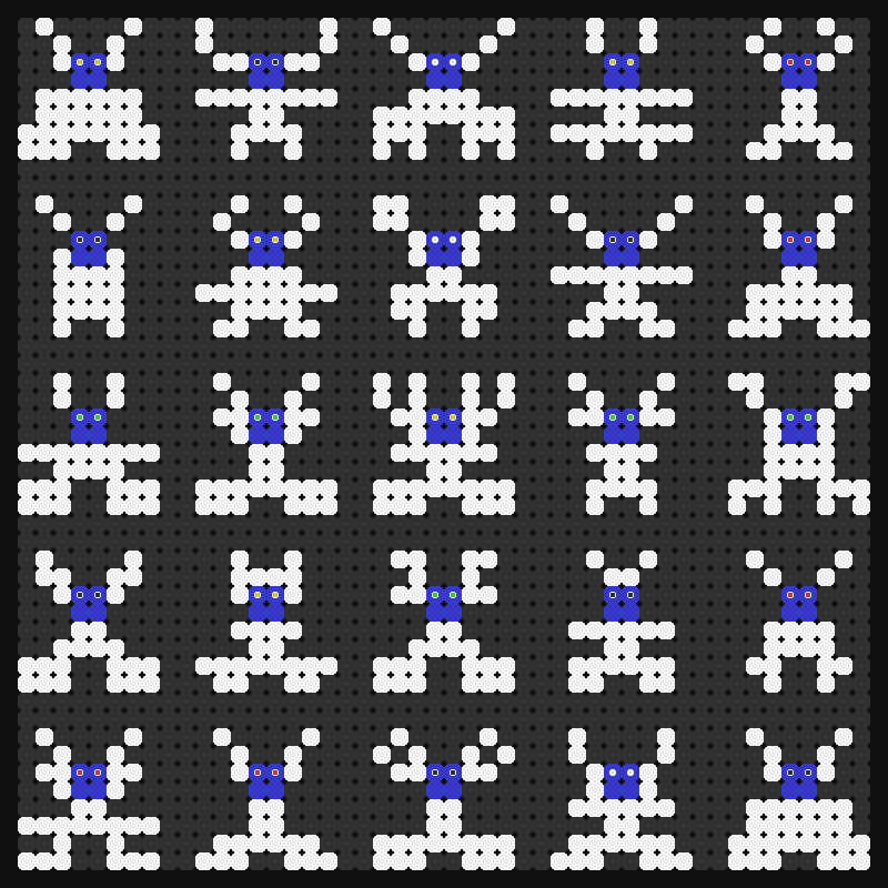 8x8 Pixel Creatures #37 static token preview