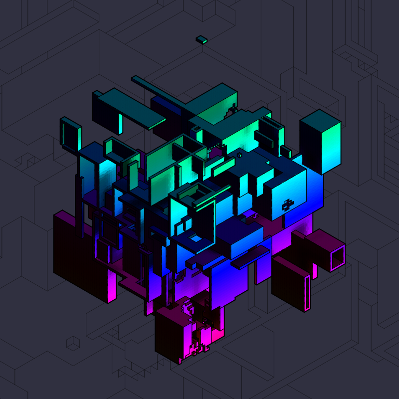 Isofrag generator series I #128 static token preview