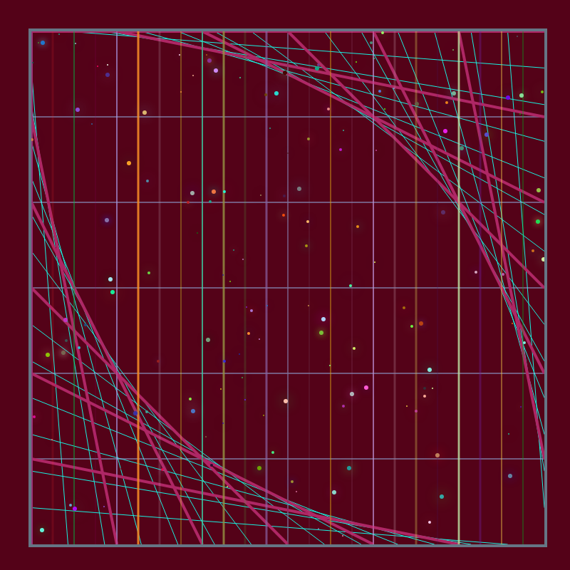 Deep Space Grid - AI Study III #94 static NFT preview