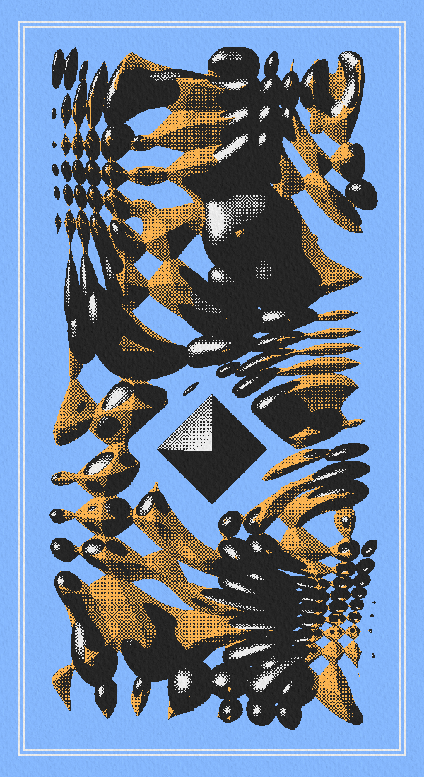 ferrofluid #147 static NFT preview