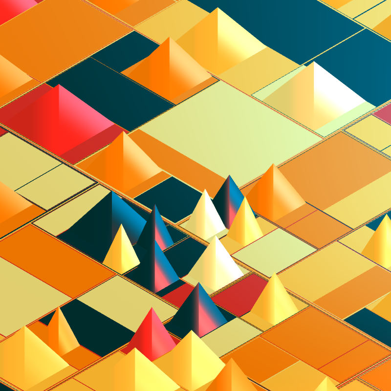 Geometric city #34 static token preview