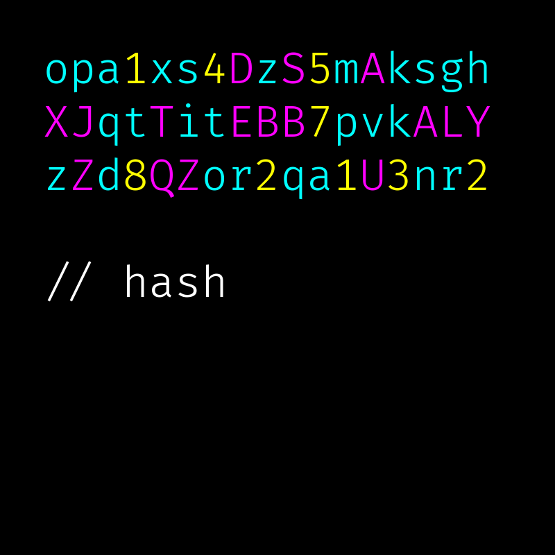 hash #101 static token preview