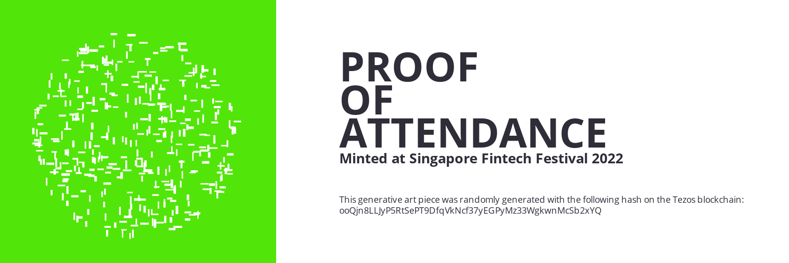 SFF2022 Proof of Attendance Token #1258 static token preview