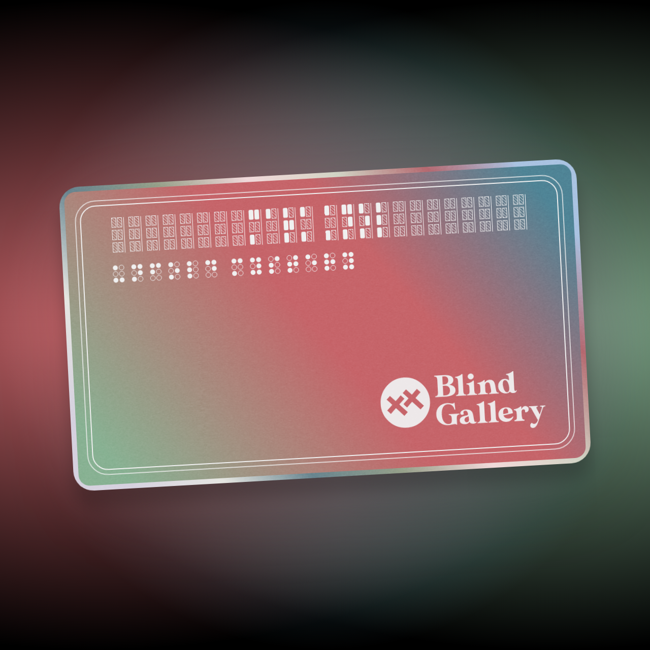Blind Gallery Club Membership #7 static token preview