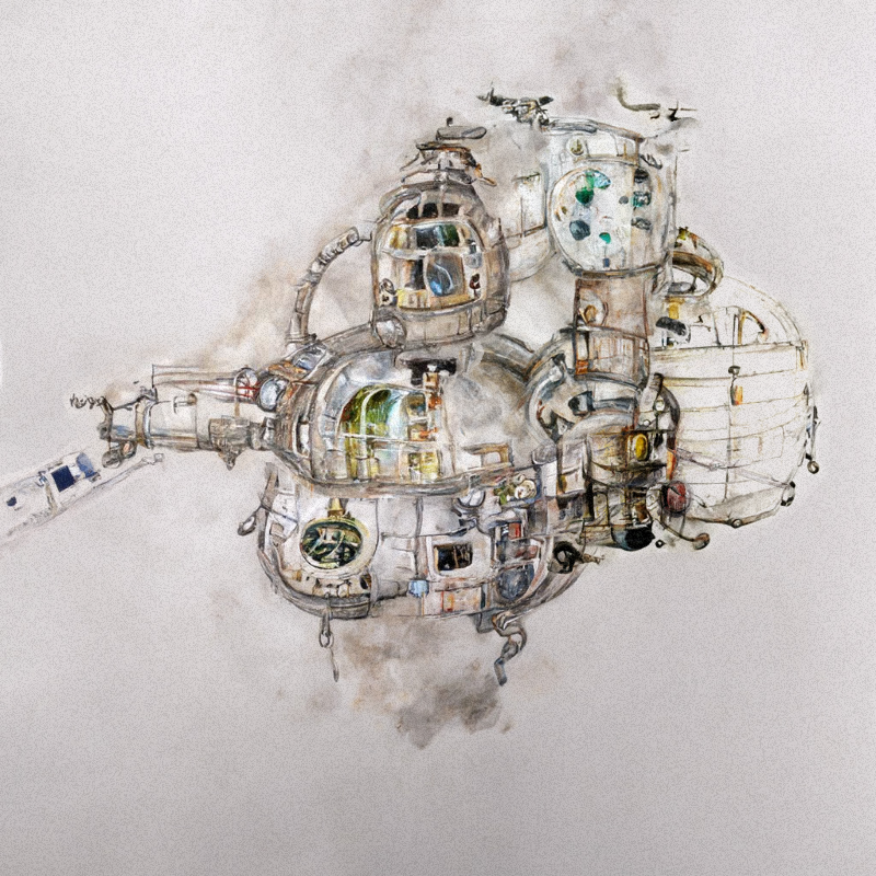 Utopian Space Castles #52 static token preview