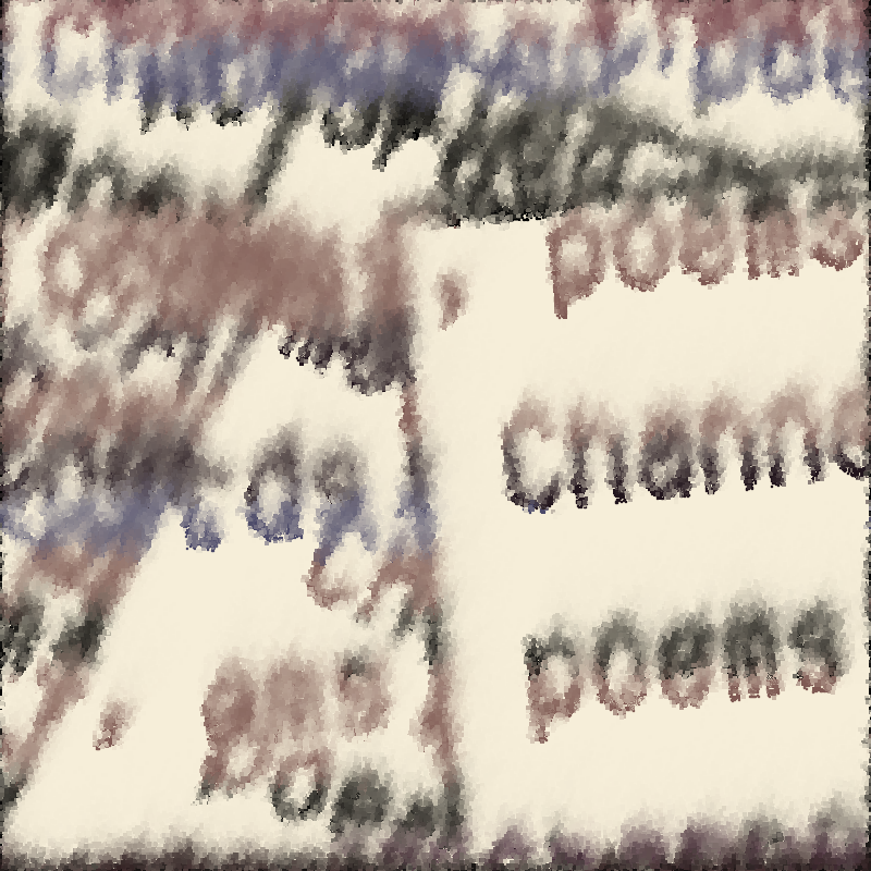 THE WORD AFTER US: An AI poetry unreading #236 static NFT preview