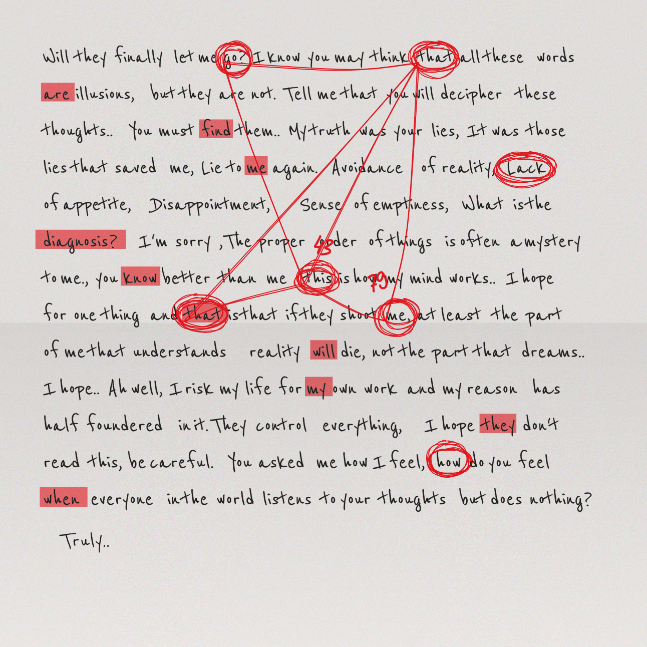 Conspiracy Theory Vol.2: a letter #93 static NFT preview