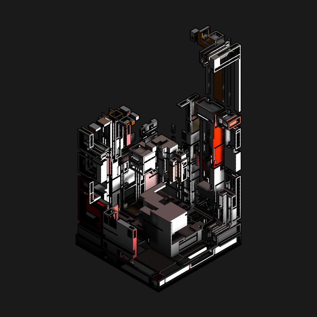 Isofrag generator series II #253 static NFT preview