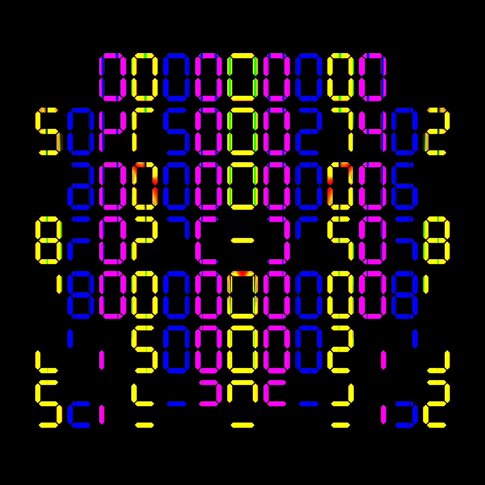 Digits #907 static NFT preview