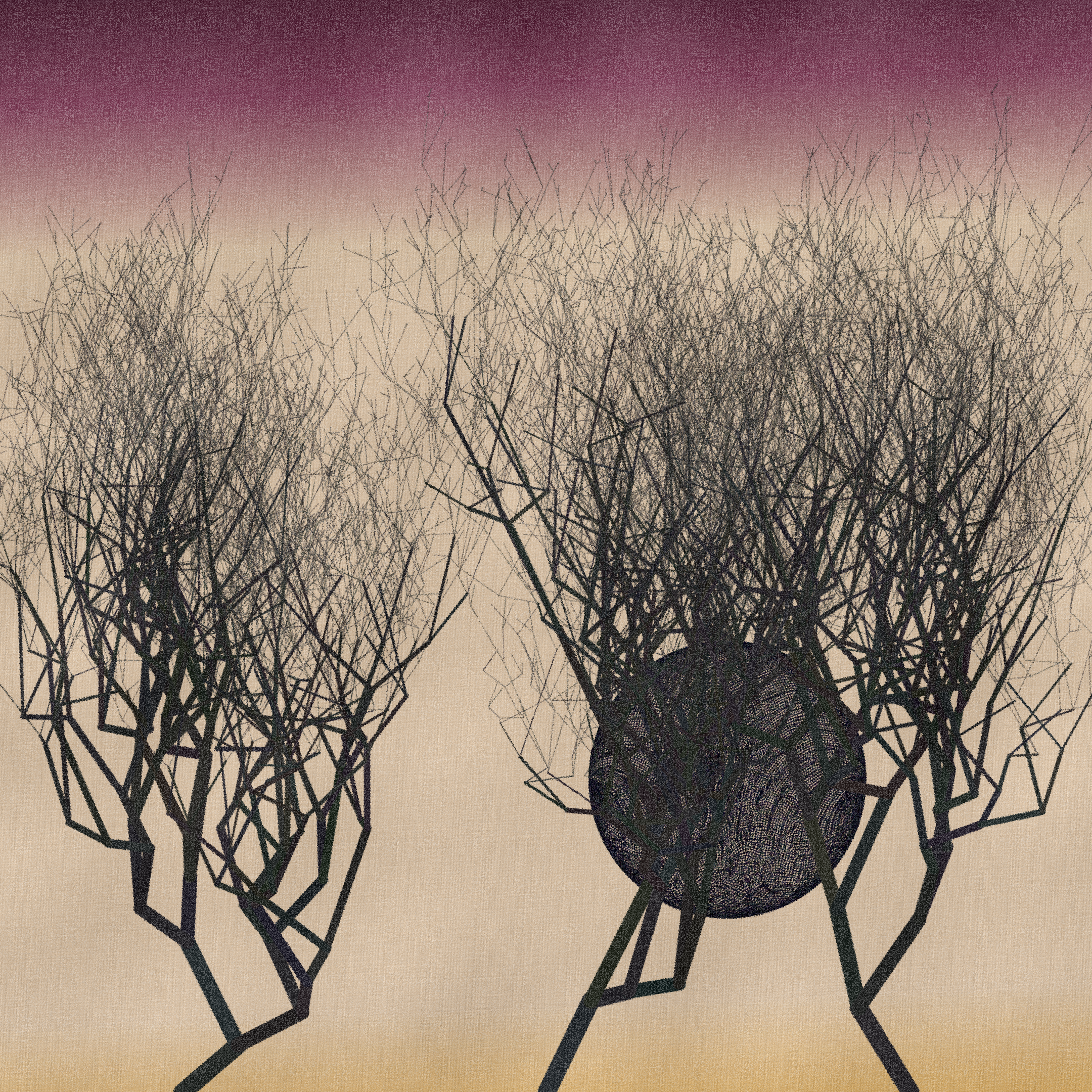 Three dead trees on earth #154 static token preview