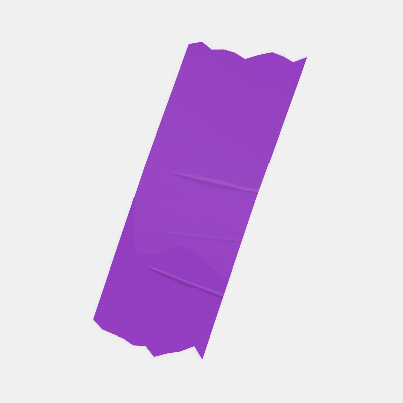 A scrap of vinyl tape #40 static token preview