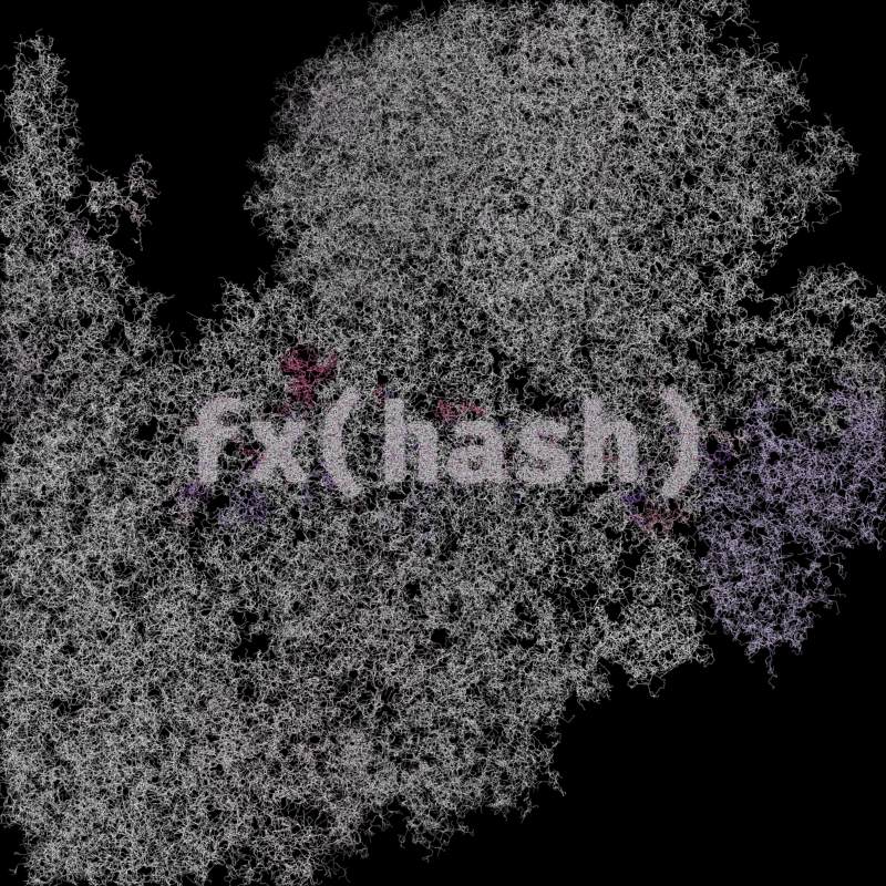 FXHASH Generative Logo #146 static token preview