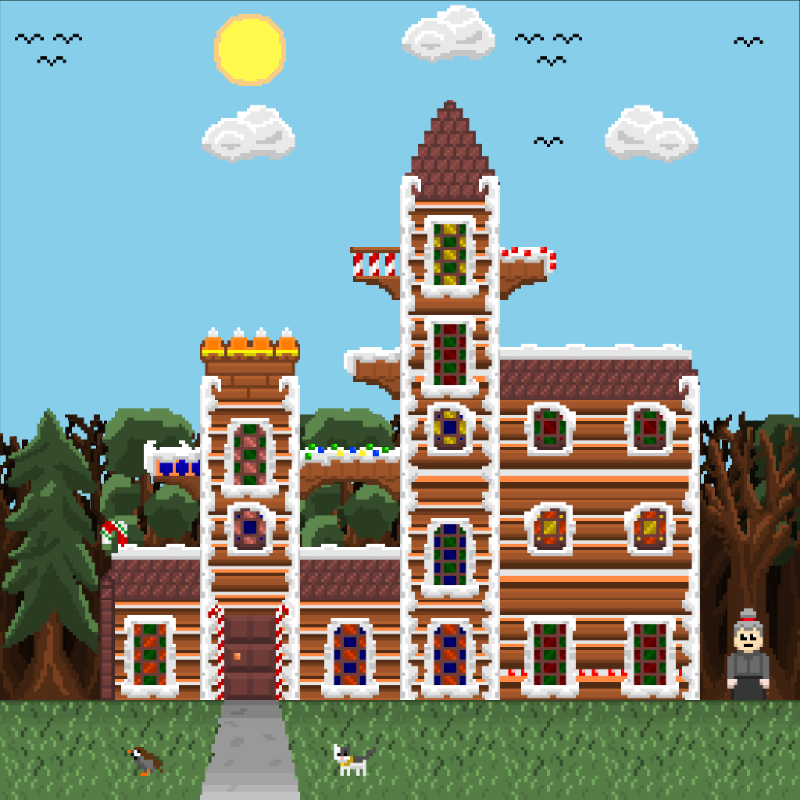 2D Mansion Candy House #72 static token preview