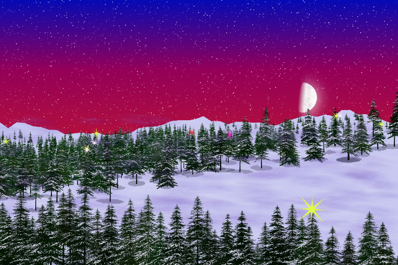 Evergreen Lights #168 static NFT preview