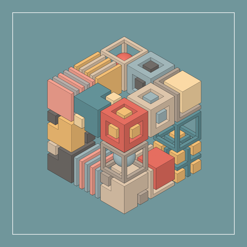 Chroma-Cube #88 static NFT preview