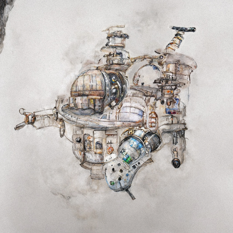 Utopian Space Castles #34 static token preview