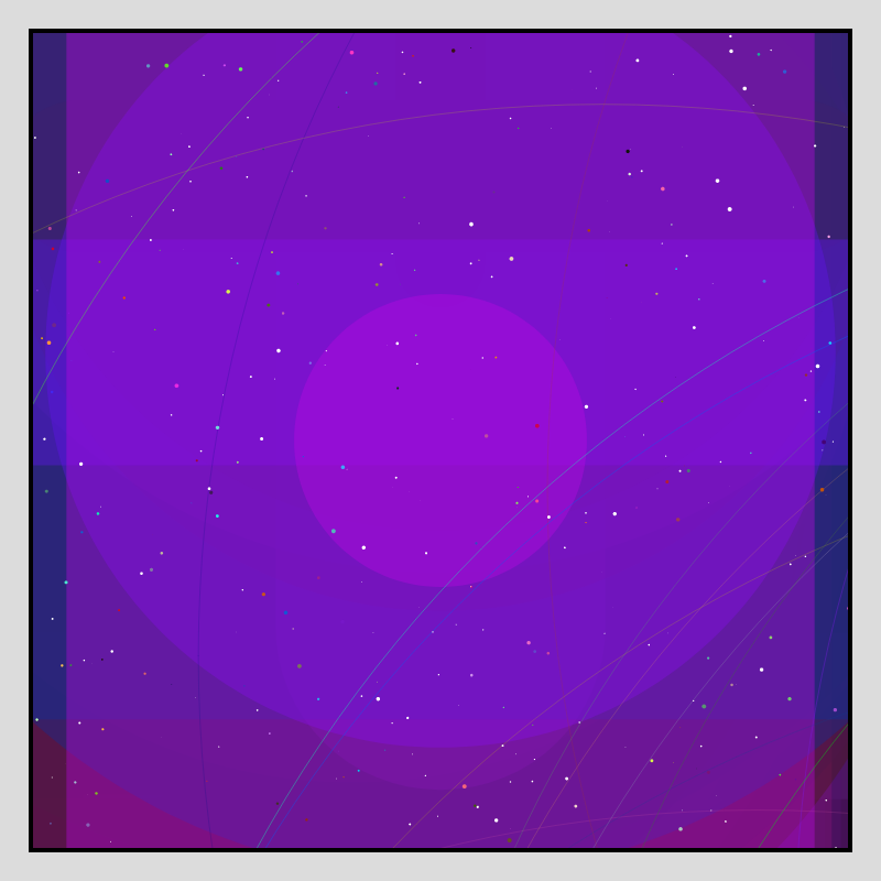Color Field Starry B #49 static token preview