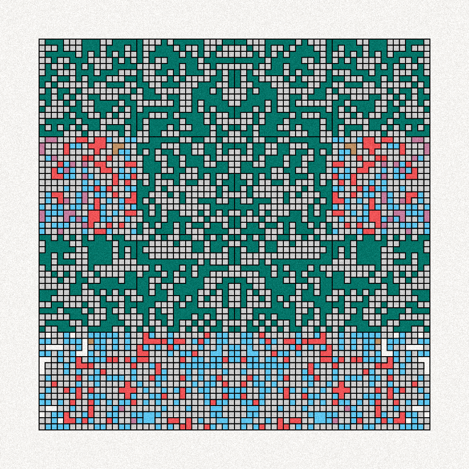 Pixel Blots #84 static NFT preview
