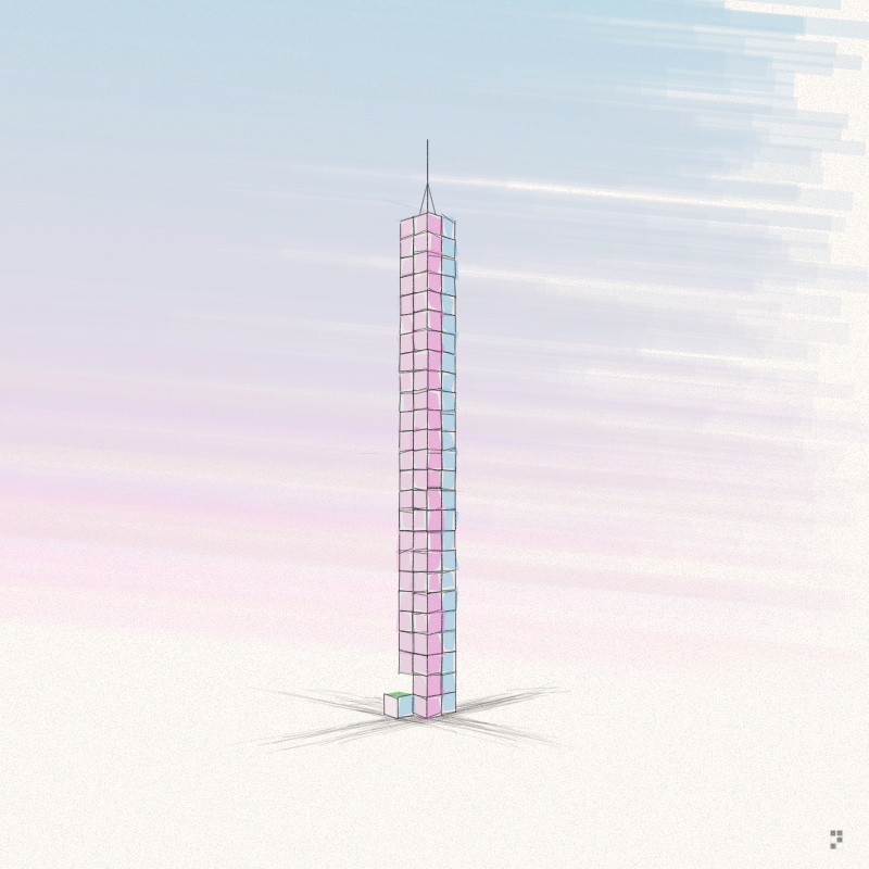 Cellular Skyscrapers #36 static token preview