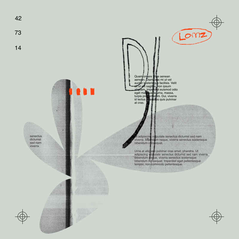 Generative poster - Feathers #32 static NFT preview