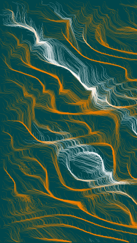 Algoscapes | Rock-face #467 static token preview