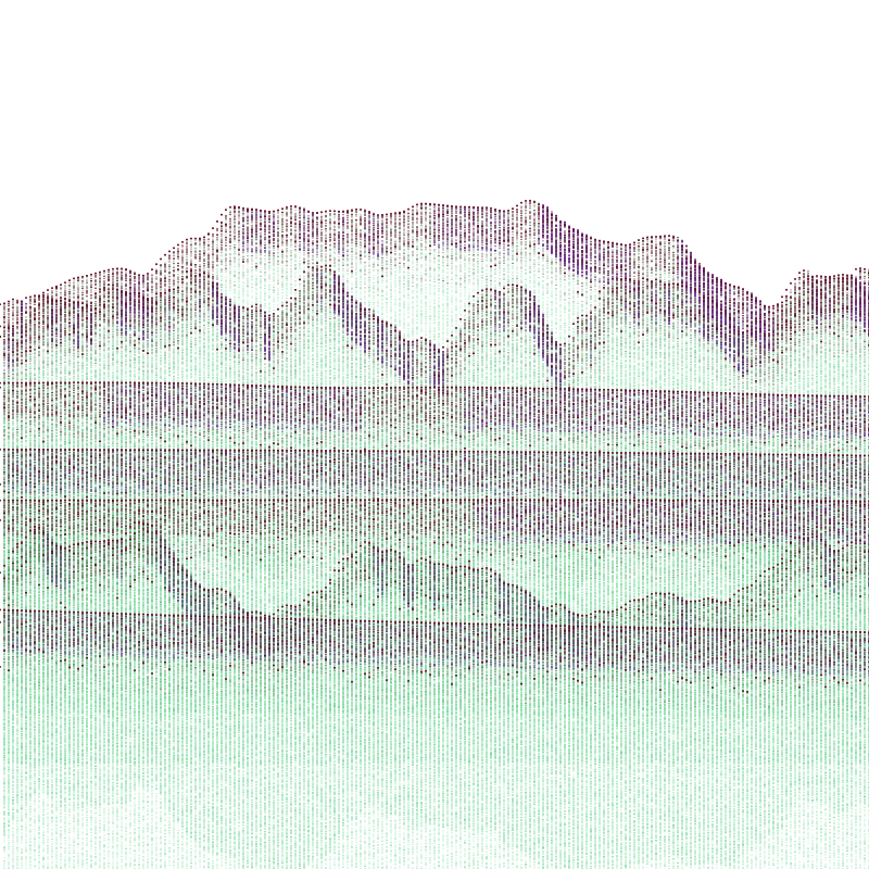 Glitched Mountains GT #29 static token preview