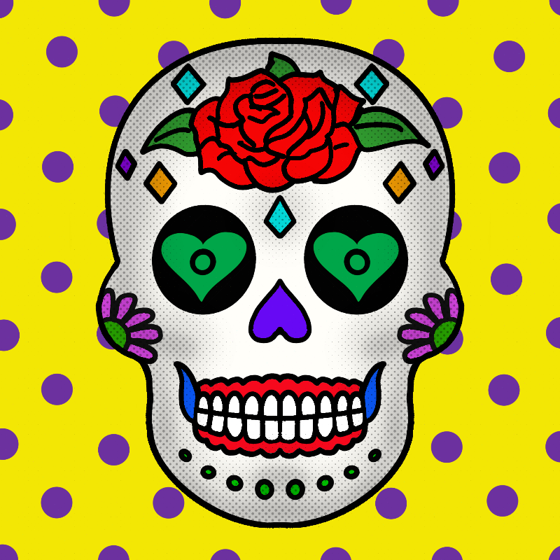 Sugar Skulls #254 static token preview