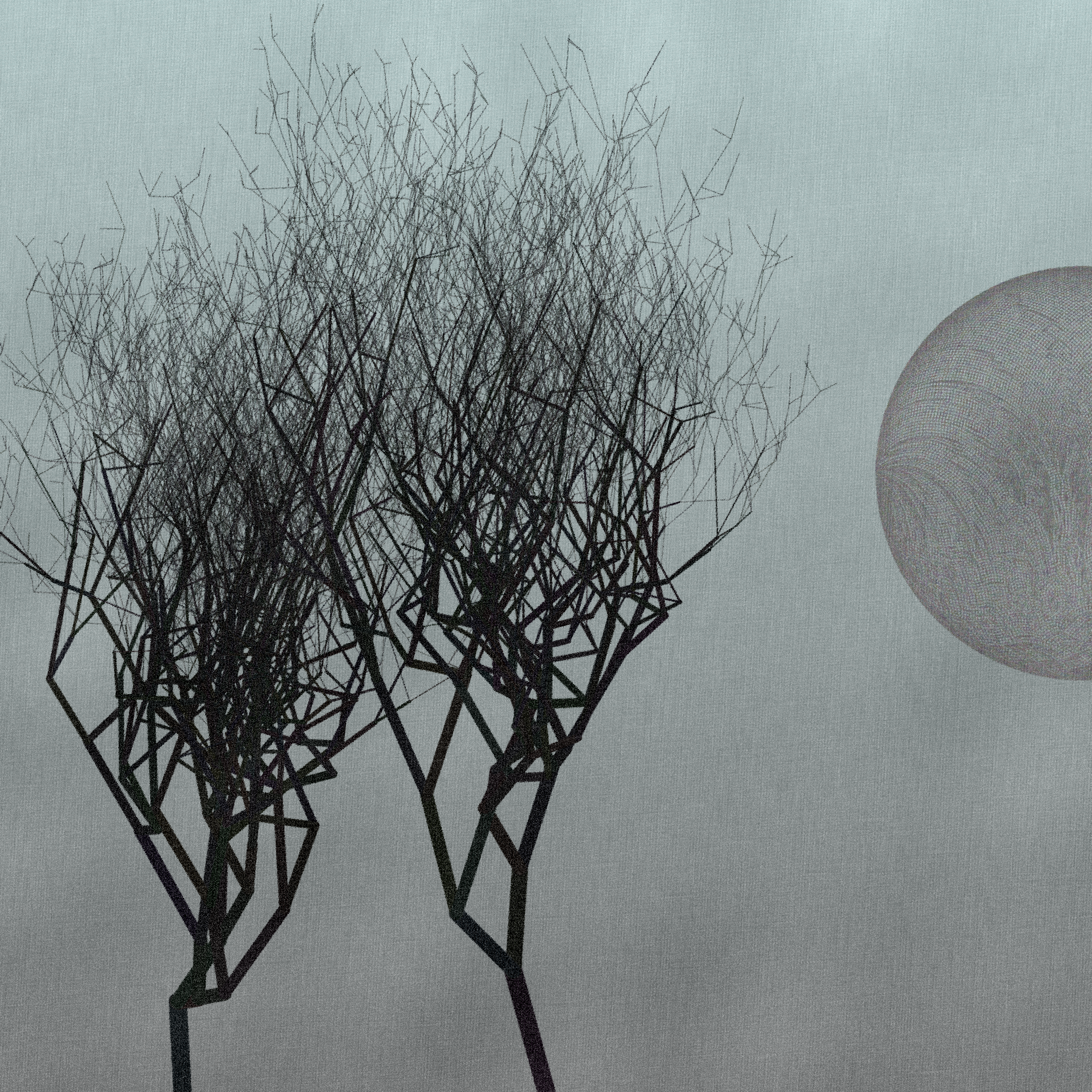 Three dead trees on earth #125 static token preview