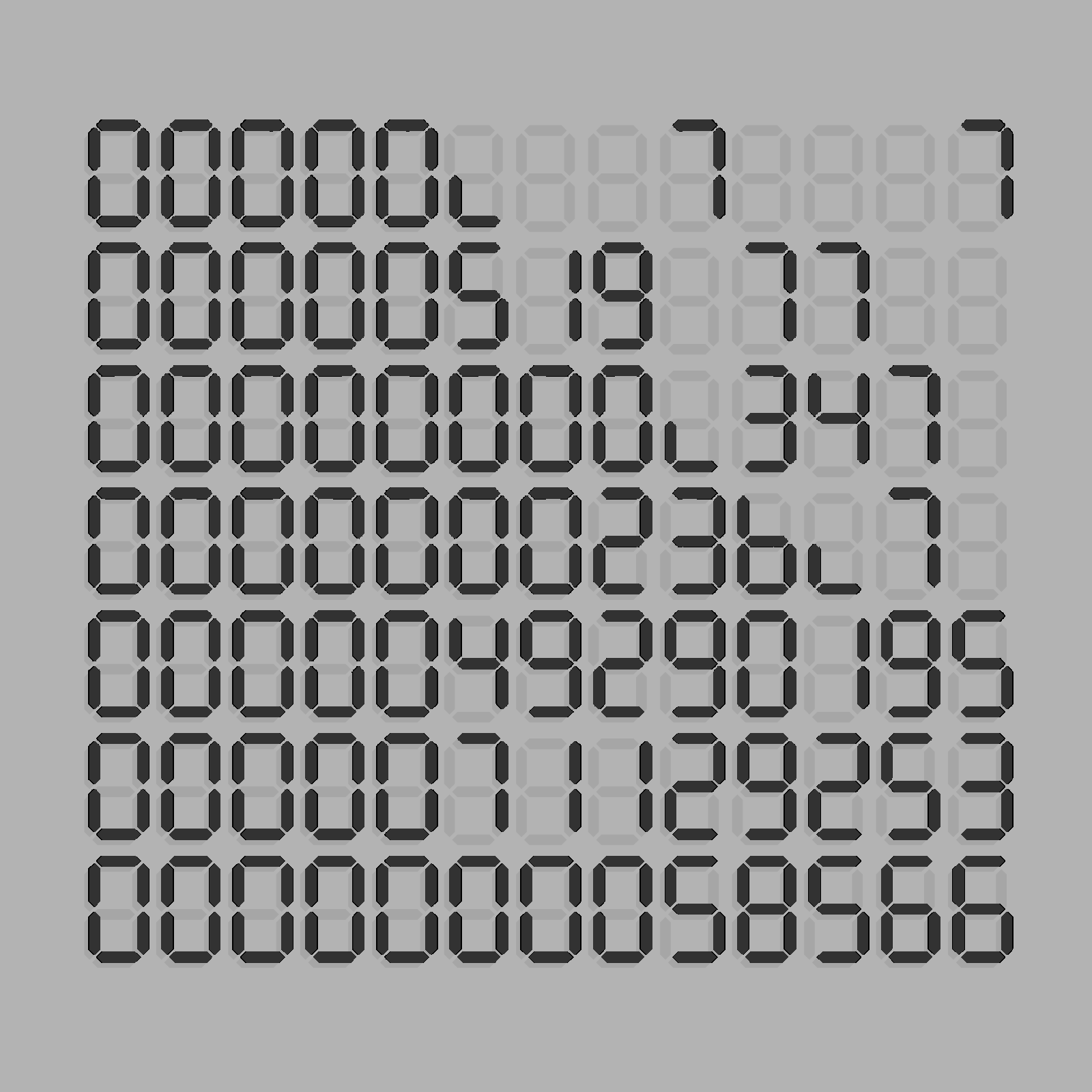 Digits #604 static token preview