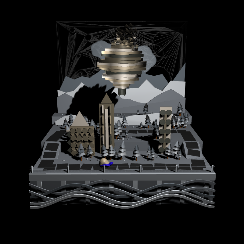 Paper Art 3D #35 static NFT preview