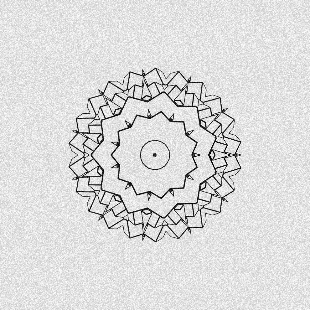 Monochrome Kaleido #232 static token preview