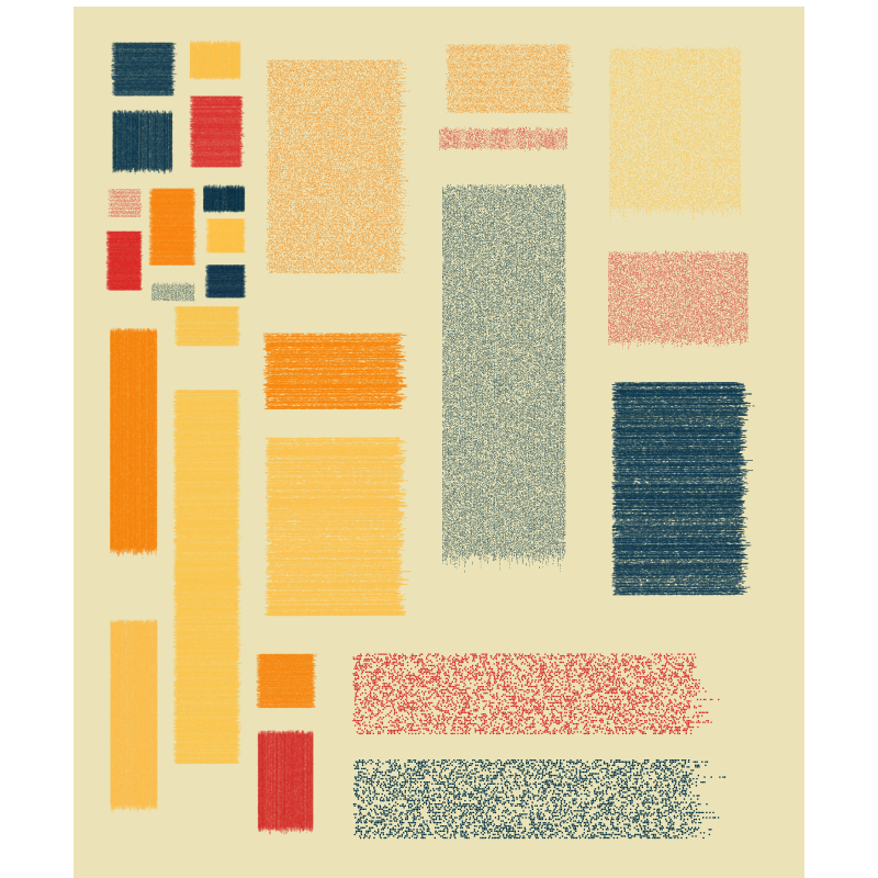 Rhythmic Contrast #181 static NFT preview