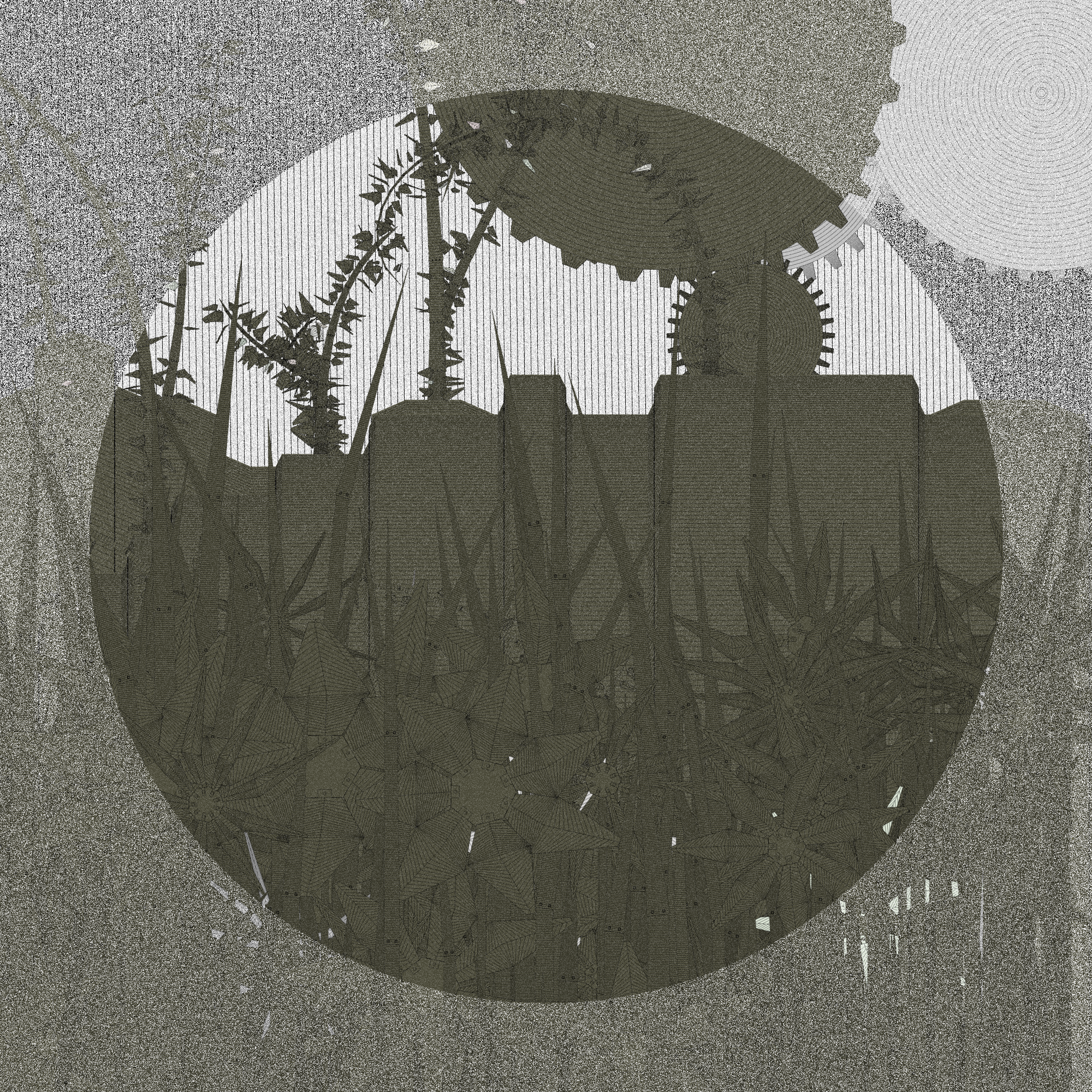 Mecha-Gardens #451 static NFT preview