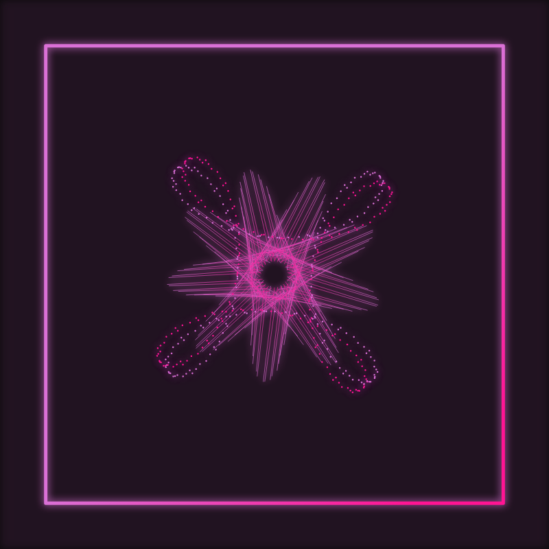 The Future Rerun - NeonFlora #91 static NFT preview