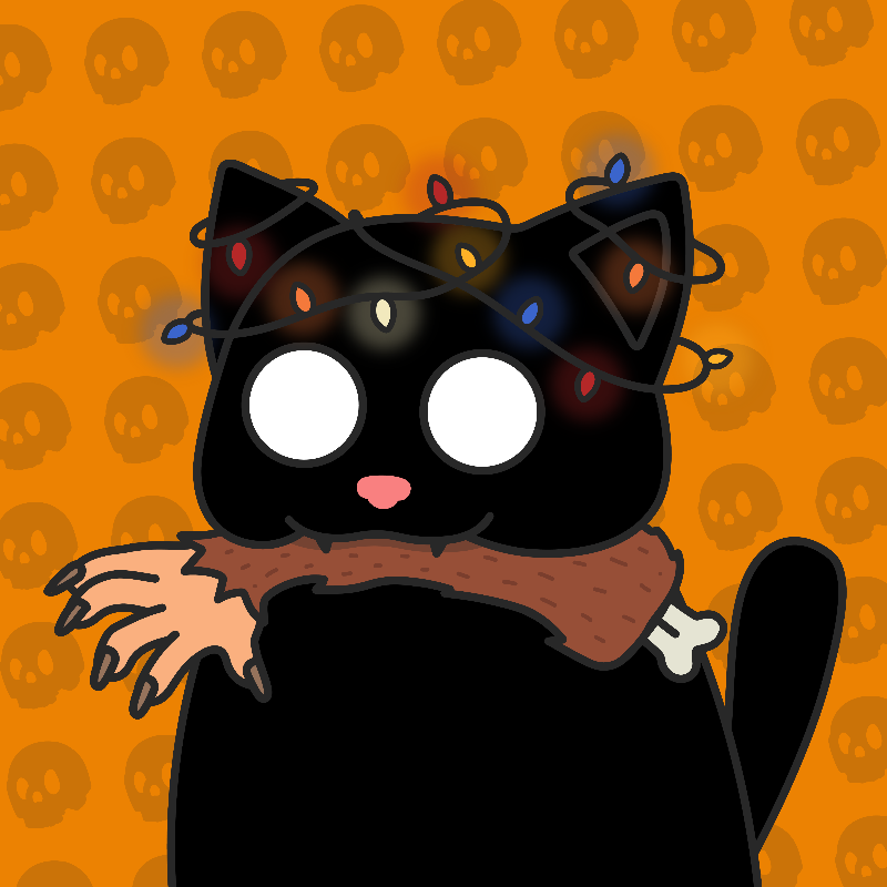 Addams Cat #49 static NFT preview