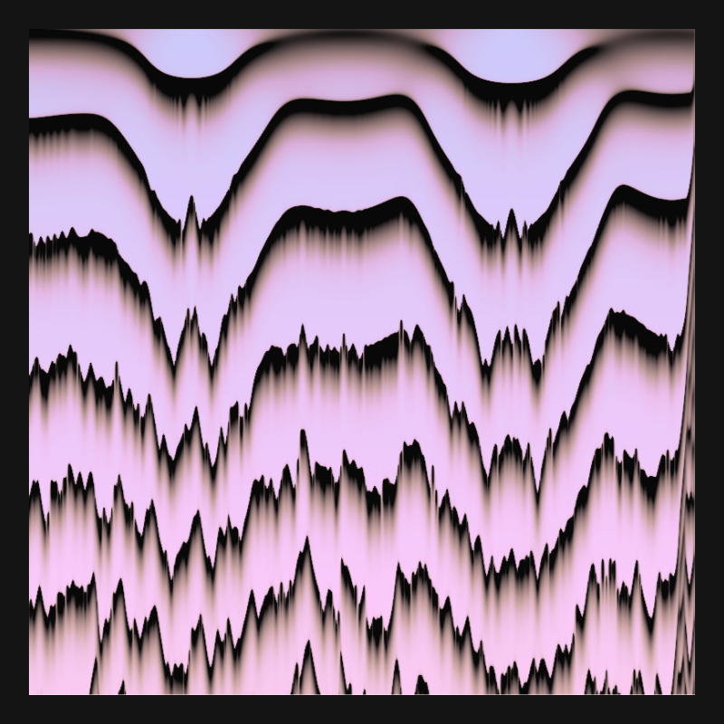 LandWaves #148 static NFT preview
