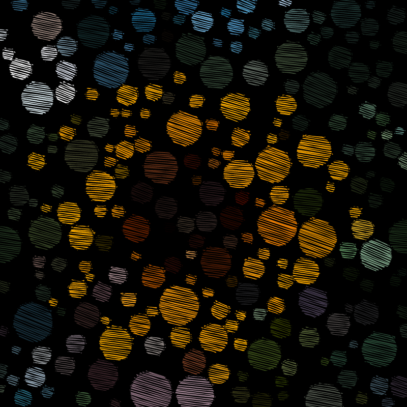roughly packed flowers #47 static token preview