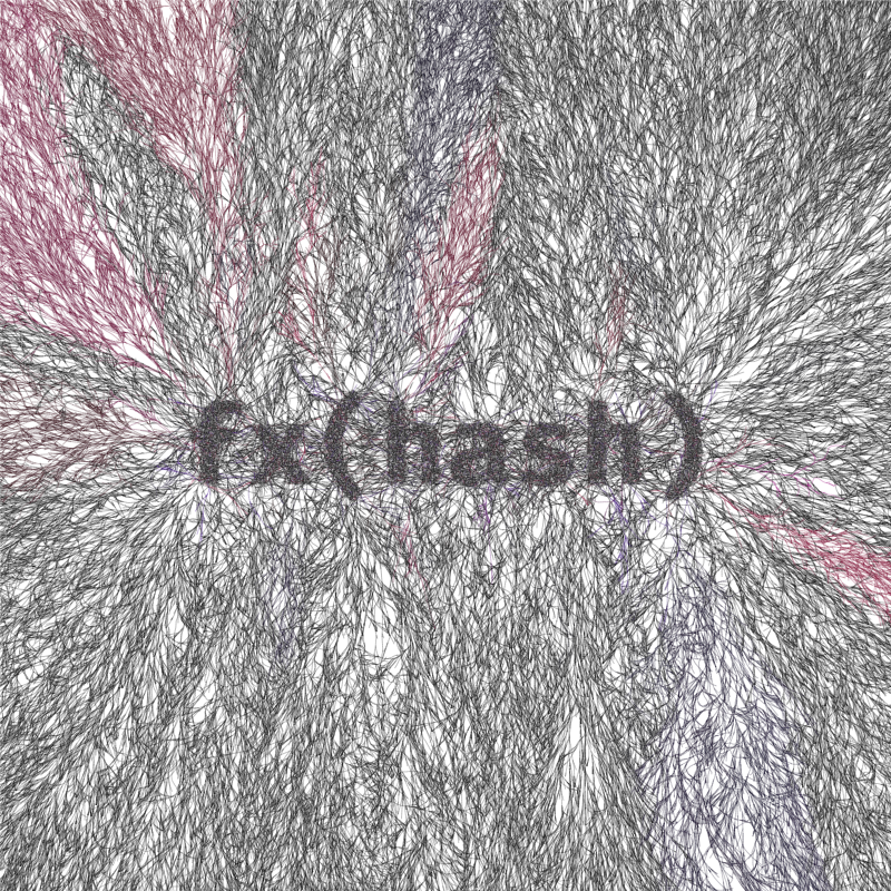 FXHASH Generative Logo #81 static token preview