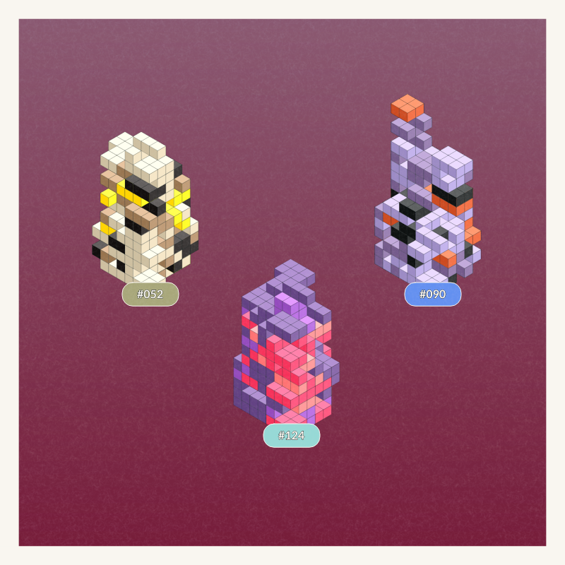 Pokeblocks Squad #24 static token preview