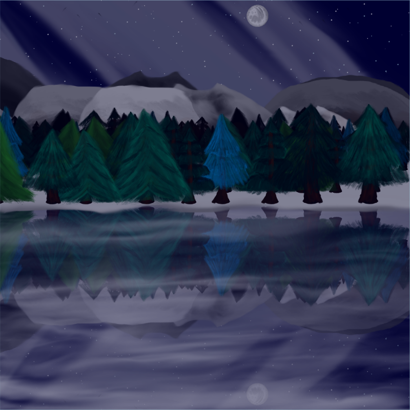 Moony Winter Lake #26 static token preview