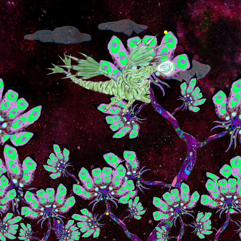 Fireflies and Flower Gardens #117 static NFT preview
