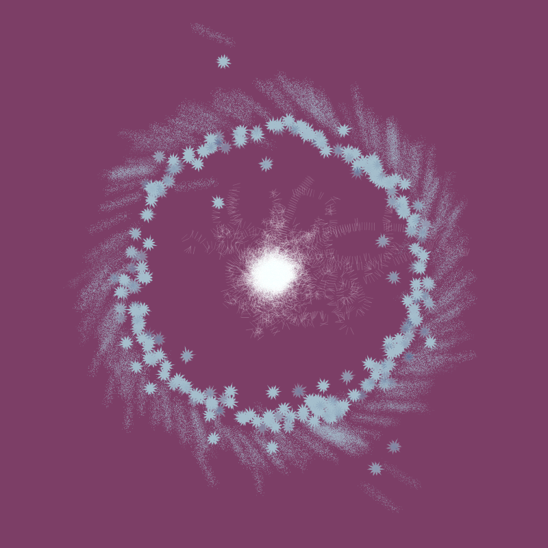 Whirlwind Blossom #124 static NFT preview
