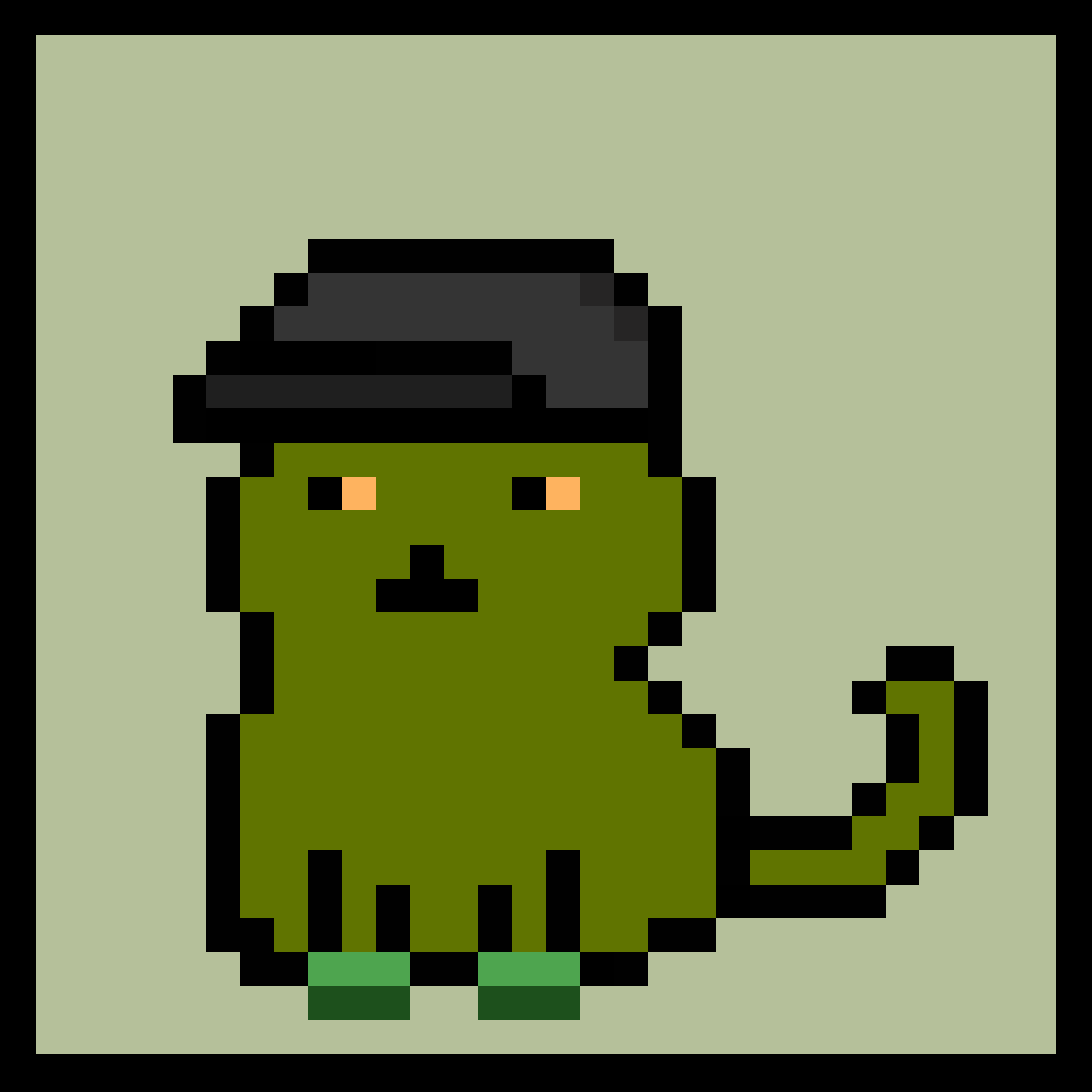 Lazy Kitties #482 static token preview