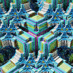 Colorful cubic sponge forms #30 static NFT preview