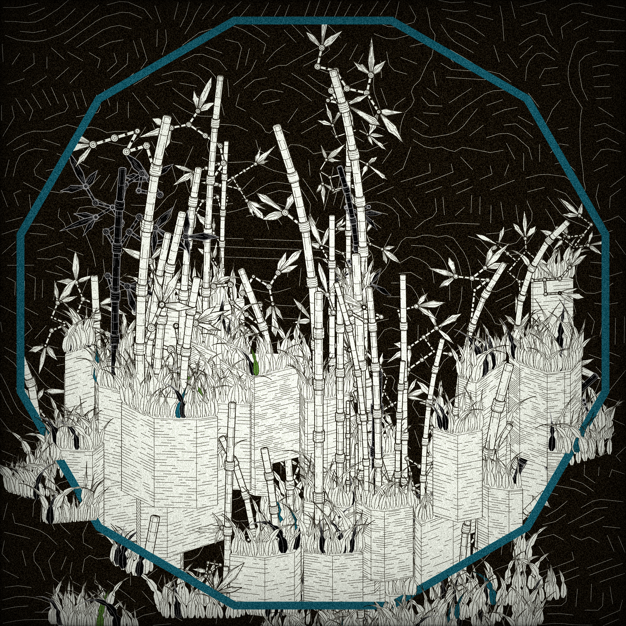 Mecha-Bamboo #353 static NFT preview