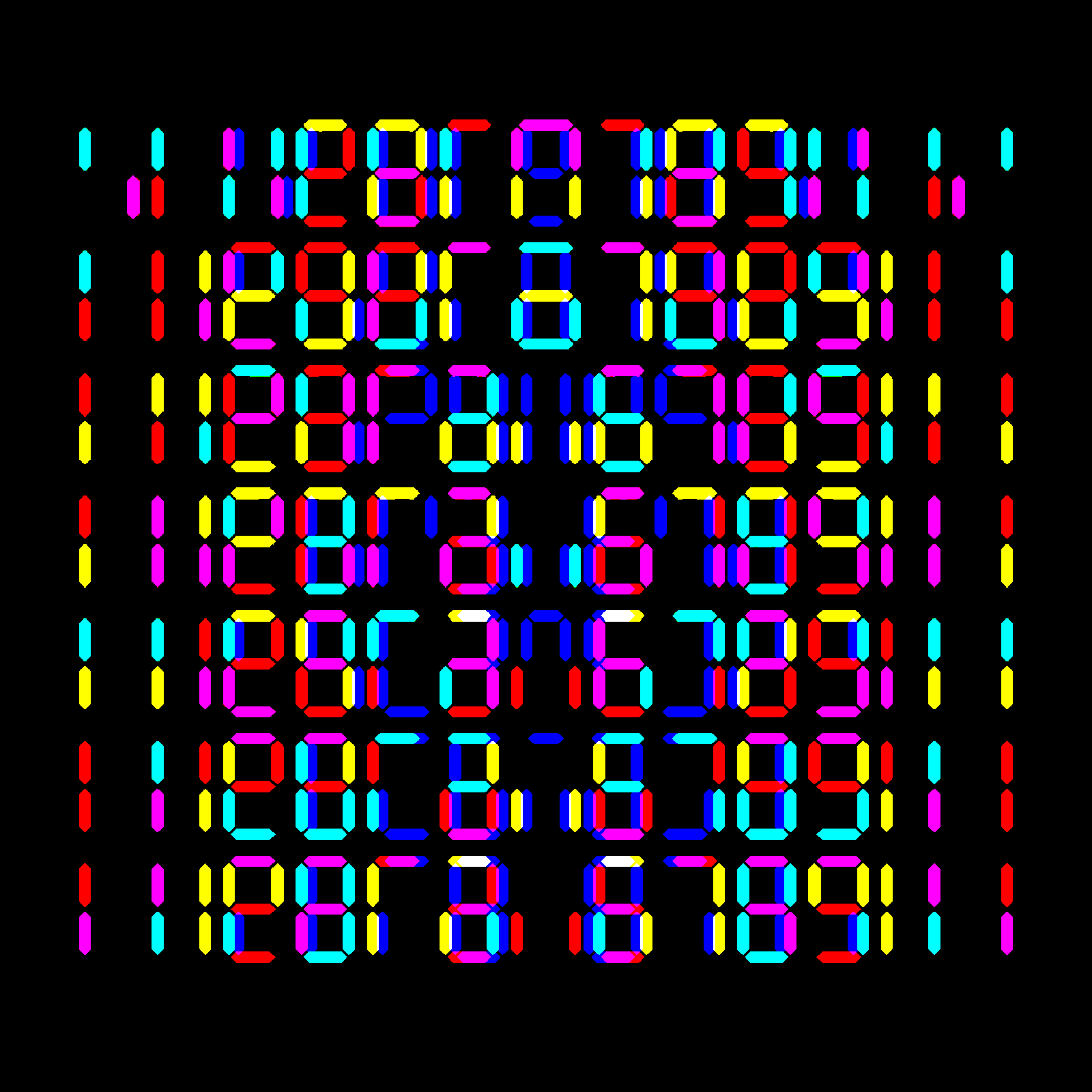 Digits #98 static NFT preview