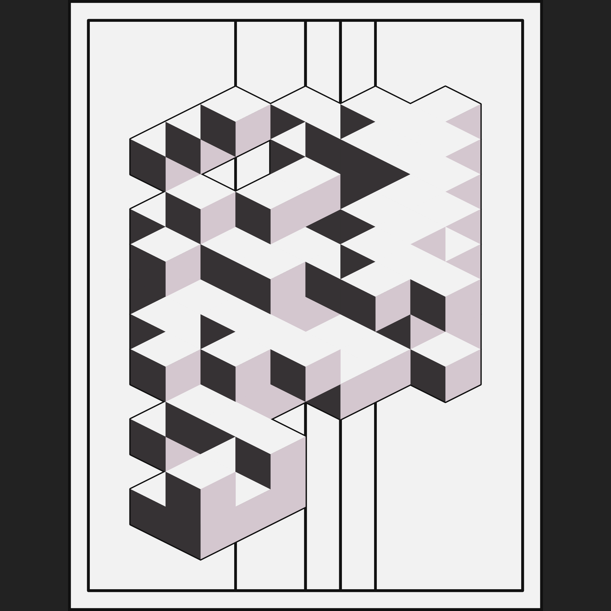Cube on Cube #133 static NFT preview