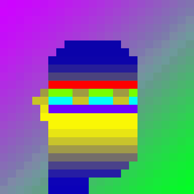 Gradient Punxs #30 static NFT preview